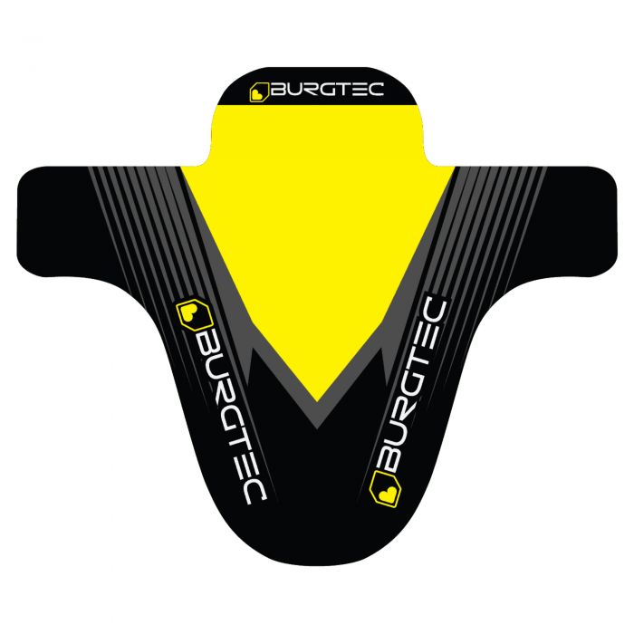 Burgtec Moto Mudguard - Yellow / Black Burgtec Moto Mudguard - Yellow / Black