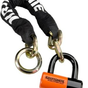Kryptonite New York Noose 130cm Chain Lock With EV Series 4 Disc Lock - Sold Secure Gold