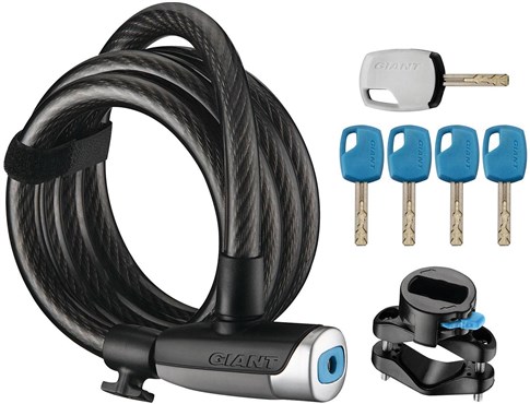 Giant Surelock Flex Key Coil 12 Cable Lock Giant Surelock Flex Key Coil 12 Cable Lock
