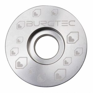 Burgtec Top Cap - Rhodium Silver