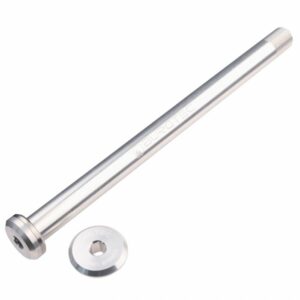Burgtec Santa Cruz Rear Axle - Rhodium Silver