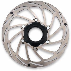 Aztec Stainless Steel Fixed Centre Lock Disc Rotor - 180mm