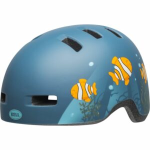 Bell Lil Ripper Kids Helmet - Clown Fish Grey / Blue