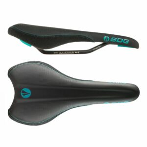 SDG Radar Ti-Alloy Saddle - Black / Turquoise