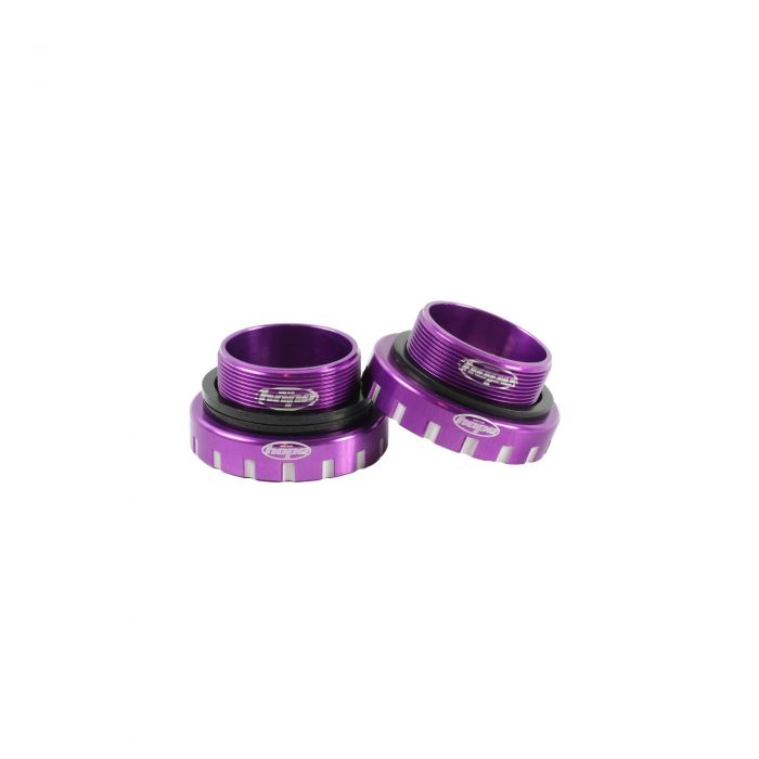 Hope Technology Stainless Bottom Bracket Cups - 30mm Axle - Purple Hope Technology Stainless Bottom Bracket Cups - 30mm Axle - Purple