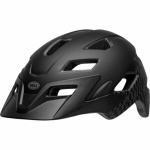 Bell Sidetrack Youth Helmet - Wavy Checks Matte Black