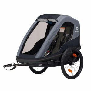 Hamax Avenida Twin Child Bike Trailer - Blue