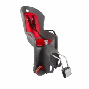 Hamax Amiga Child Bike Seat - Dark Grey / Red