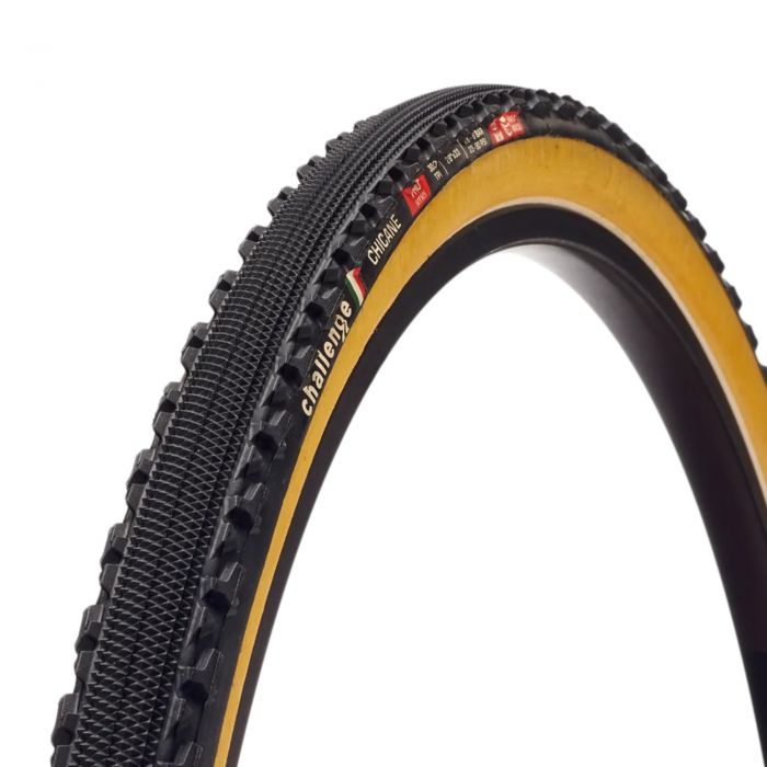 Challenge Chicane Handmade CX Tyre - 700 x 33Black / Tan Challenge Chicane Handmade CX Tyre - 700 x 33Black / Tan