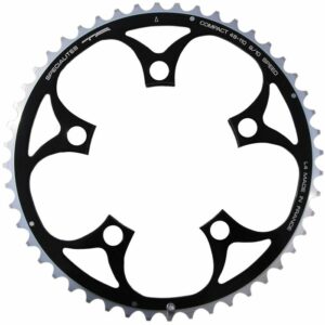 TA Compact 94 BCD 5 Arm Chainrings - Black