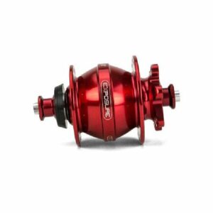 Exposure Lights Revo Dynamo Disc Brake Hub - Red