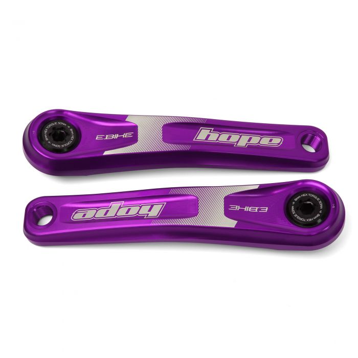 Hope Technology E-Bike Crankset - Purple Hope Technology E-Bike Crankset - Purple