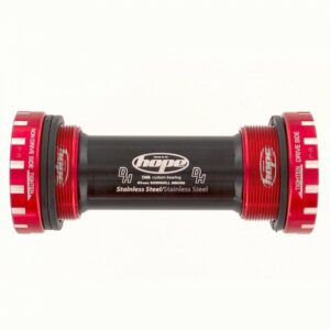 Hope Technology Stainless Bottom Bracket Cups - 24mm Axle - 83mm Red