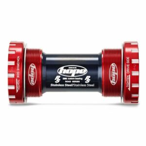 Hope Technology Stainless Road Bottom Bracket Cups - 68mm Red
