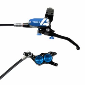 Hope Technology Tech 4 E4 Hydraulic Disc Brake - Black / BlueFront Right HandStandard Black
