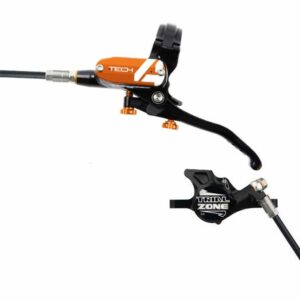 Hope Technology Tech 4 Trial Zone Hydraulic Disc Brake - Black / OrangeFront Right Hand