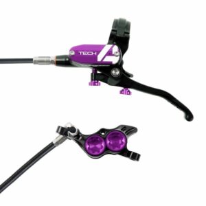 Hope Technology Tech 4 E4 Hydraulic Disc Brake - Black / PurpleFront Right HandStandard Black