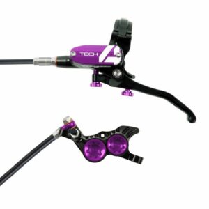 Hope Technology Tech 4 V4 Hydraulic Disc Brake - Black / PurpleFront Right HandStandard Black