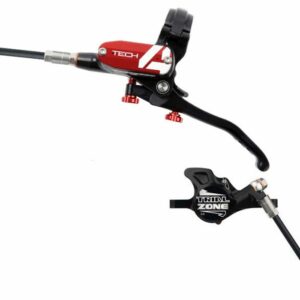 Hope Technology Tech 4 Trial Zone Hydraulic Disc Brake - Black / RedFront Right Hand