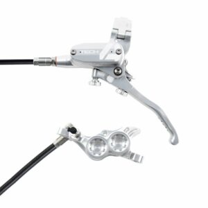 Hope Technology Tech 4 E4 Hydraulic Disc Brake - Silver / SilverFront Right HandStandard Black