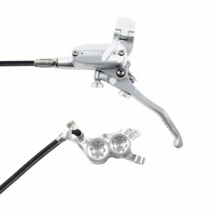 Hope Technology Tech 4 V4 Hydraulic Disc Brake - Silver / SilverFront Right HandStandard Black