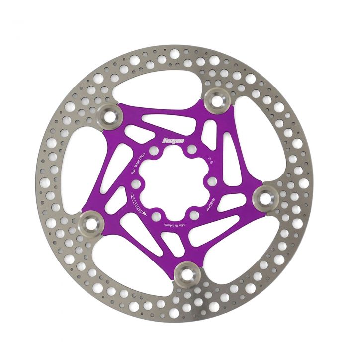 Hope Technology Road Floating 6 Bolt 160mm Disc Rotor - Purple Hope Technology Road Floating 6 Bolt 160mm Disc Rotor - Purple