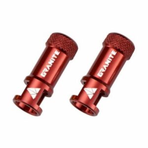 Granite Design Juicy Nipple Valve Cap with Core Removal Tool - Red