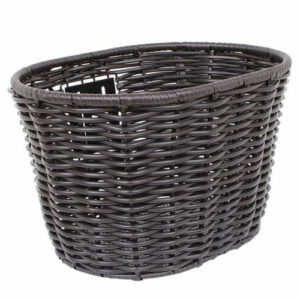 M Part Stockbridge Woven Plastic Wicker Bike/E-Bike Premium Basket