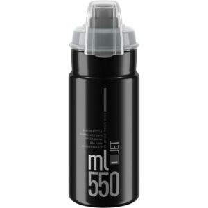 Elite Jet Biodegradable MTB Water Bottle - Black