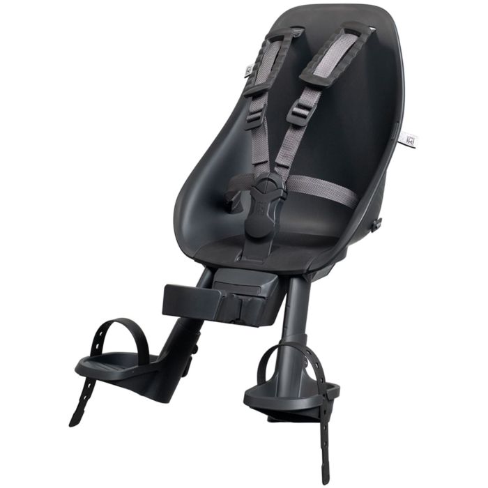 Urban Iki Childs Front Bike Seat - Bincho Black / Bincho Black Urban Iki Childs Front Bike Seat - Bincho Black / Bincho Black