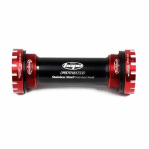 Hope Technology Stainless Bottom Bracket Cups - 24mm Axle - Red