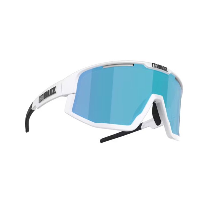 Bliz Vision Sunglasses - White Frame / Smoke with Blue Multi Lens Bliz Vision Sunglasses - White Frame / Smoke with Blue Multi Lens