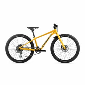 Orbea MX 24 Team Disc Kids Bike - 2024 - Mango (Gloss) - Black (Matt)