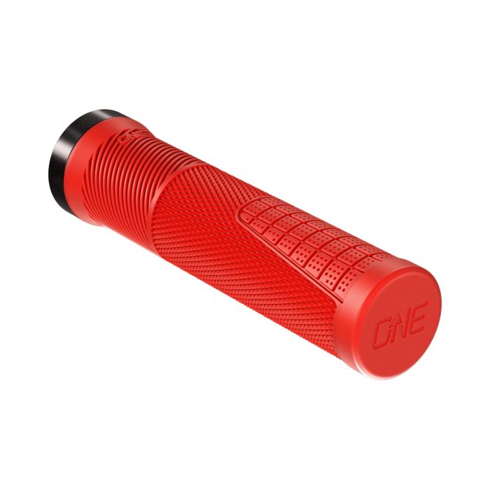 OneUp Components Thin Lock-On Grips - Red OneUp Components Thin Lock-On Grips - Red