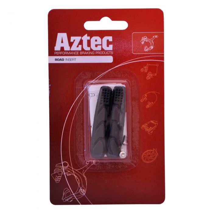 Aztec Road Insert Replacement Blocks - Charcoal - Online Bike Library