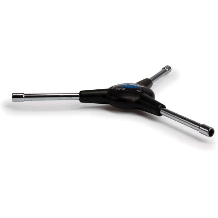 Park Tool SW15C - 3 Way Internal Nipple Wrench - Square Drive - 5mm - 5.5mm Hexes Park Tool SW15C - 3 Way Internal Nipple Wrench - Square Drive - 5mm - 5.5mm Hexes