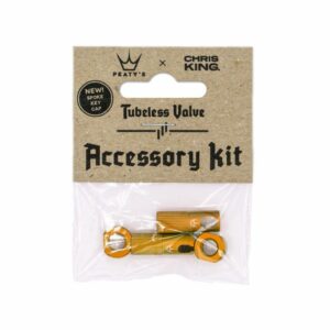 Peaty's x Chris King MK2 Tubeless Valve Accessory Kit - Mango