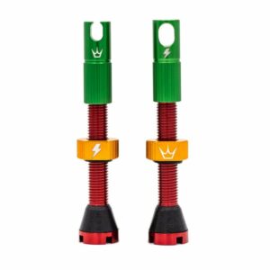 Peaty's x 50to01 Tubeless MK2 Rasta Valves - Green