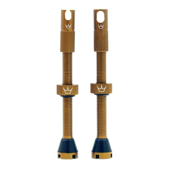 Peaty's x Chris King Tubeless MK2 Valves - 60mmBourbon Peaty's x Chris King Tubeless MK2 Valves - 60mmBourbon