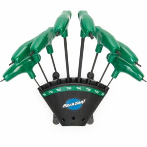 Park Tool PH-T1.2 P-Handle Torx Compatible Wrench Set with Holder