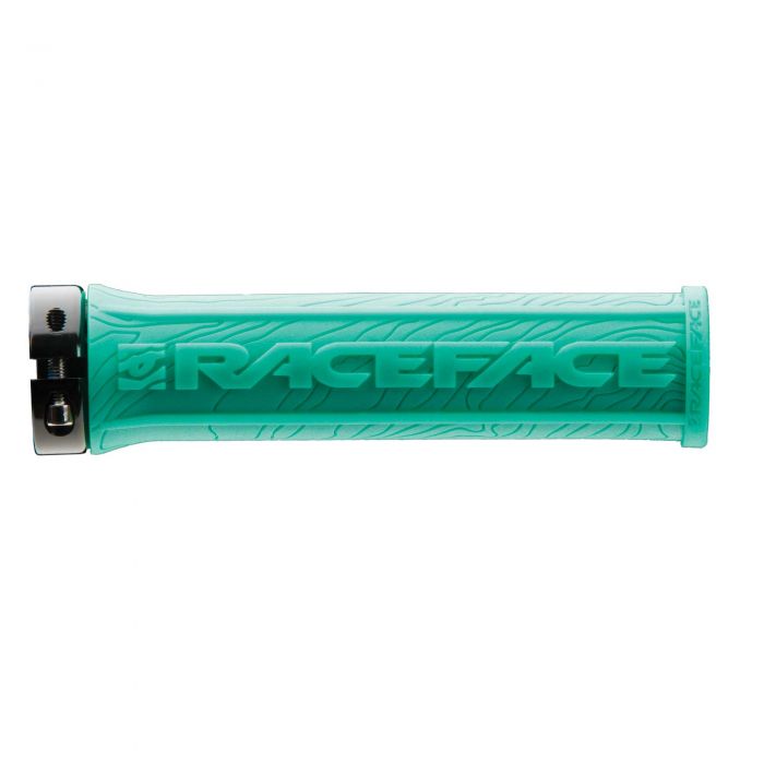 Race Face Half Nelson Lock On Grips - Turquoise Race Face Half Nelson Lock On Grips - Turquoise