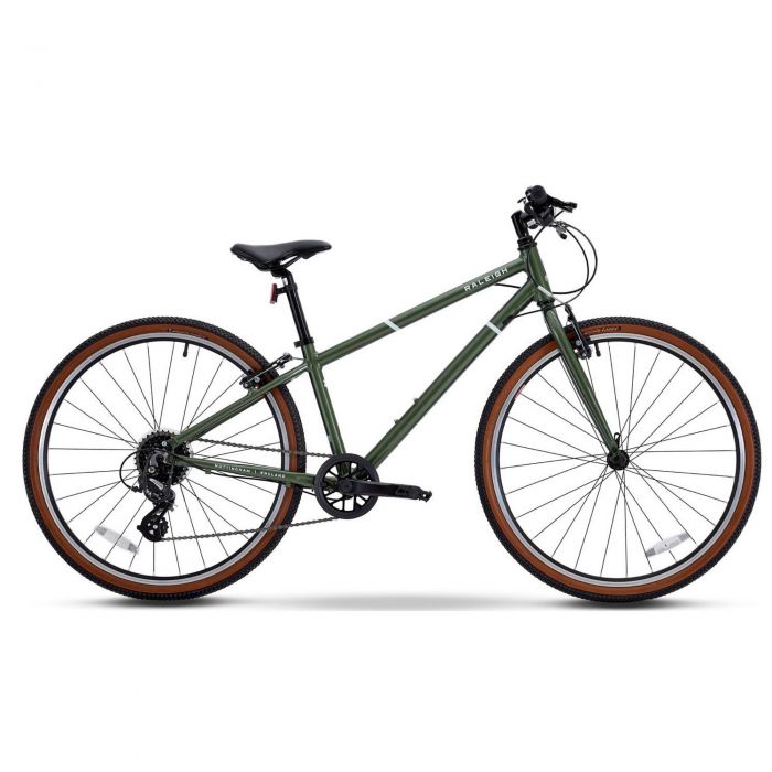 Raleigh Pop 26 Kids Bike - Khaki Green Raleigh Pop 26 Kids Bike - Khaki Green