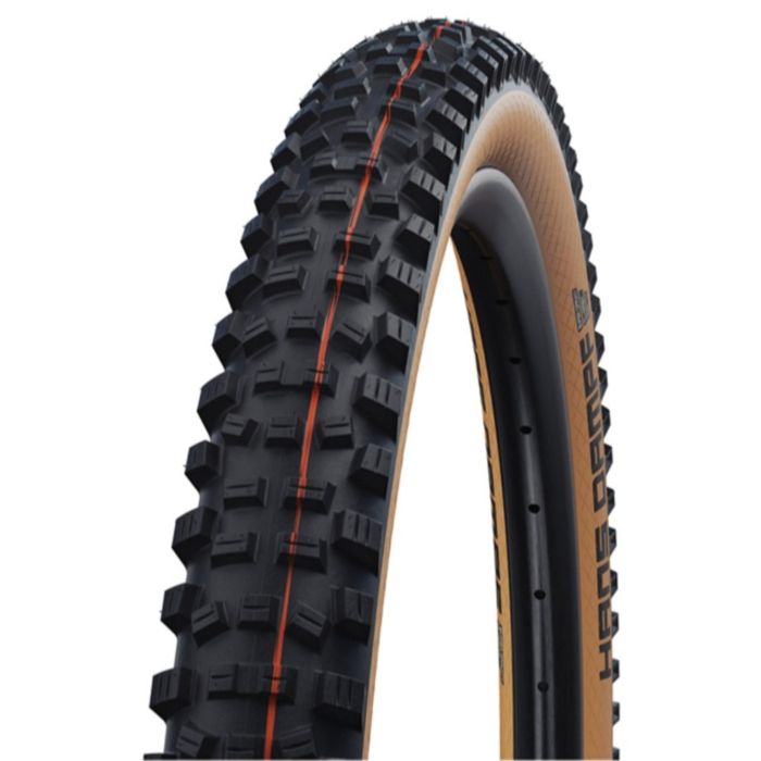 Schwalbe Hans Dampf Tyre - 27.5 InchBronzeSuper Trail - Addix Soft - Folding Bead2.6 Inch Schwalbe Hans Dampf Tyre - 27.5 InchBronzeSuper Trail - Addix Soft - Folding Bead2.6 Inch