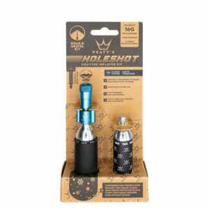 Peaty's Holeshot CO2 Tyre Inflator - Road & Gravel - Turquoise
