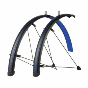 SKS Bluemels Stingray 28 45mm Mudguard - Matt Black / Ocean Blue
