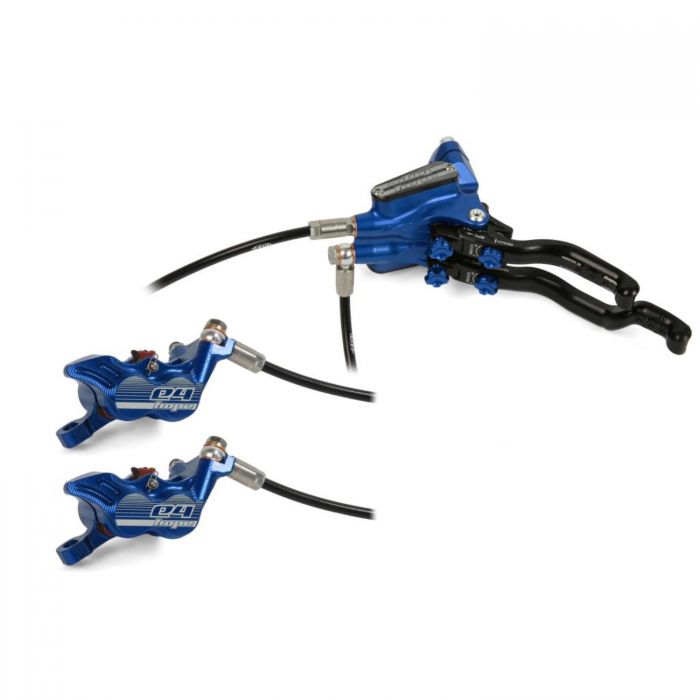 Hope Technology Tech 3 E4 Duo Hydraulic Disc Brake - Blue Hope Technology Tech 3 E4 Duo Hydraulic Disc Brake - Blue
