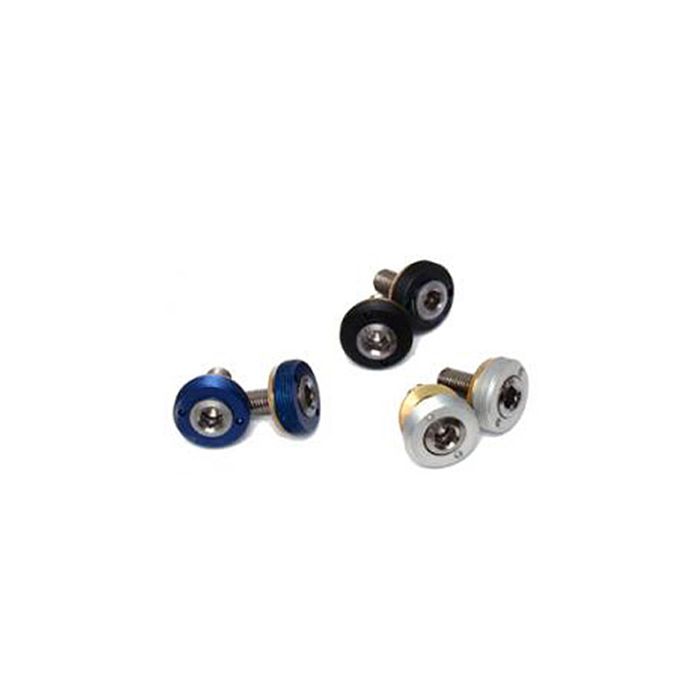 TA Self Extracting Crank Bolts And Dust Cap - Silver TA Self Extracting Crank Bolts And Dust Cap - Silver