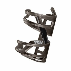 Elite Prism Side-Entry Bottle Cage - Titanium / Black