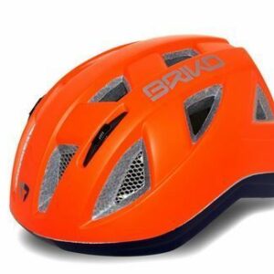 BRIKO PAINT KIDS HELMET Fluo orange/ blue  45-54 s