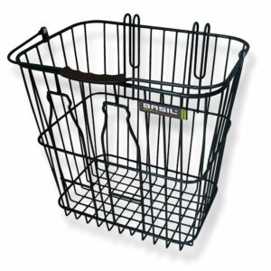 Basil Rear Milkbottle Bike Basket w/ Nylon Grip Ha